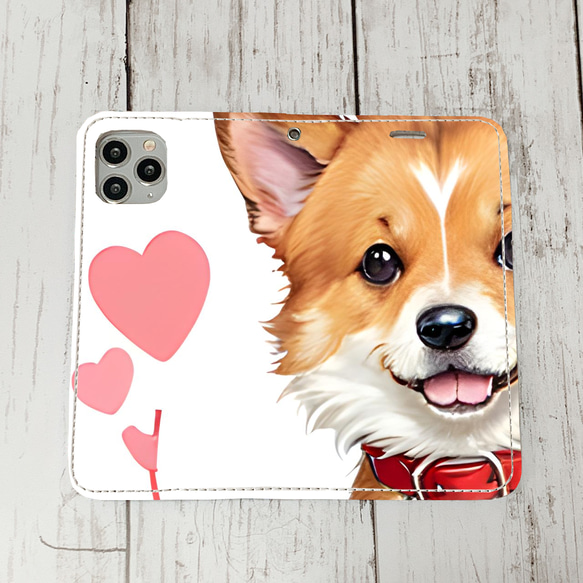 iphoneケース1-2-8 iphone 手帳 犬・イヌ・ワンちゃん 箱14 かわいい アイフォン iface