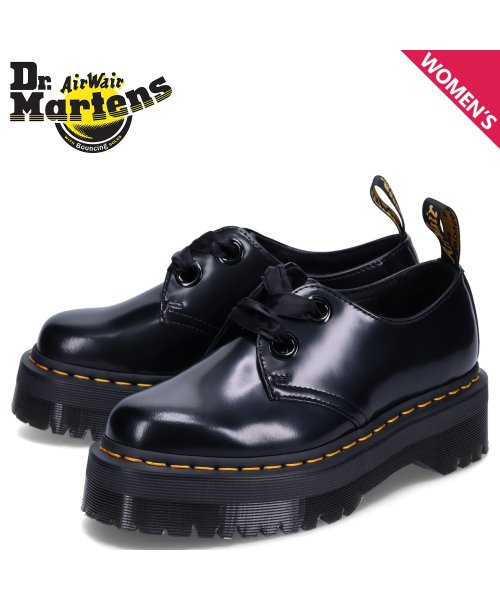 ドクターマーチン Dr.Martens シューズ プラットフォーム レディース 厚底 HOLLY PLATFORM SHOES ブラック 黒 25234001