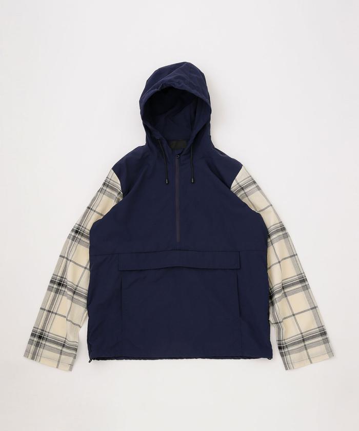 ナノ・ユニバース/WEYEP/別注 Anorak With Check Shirt