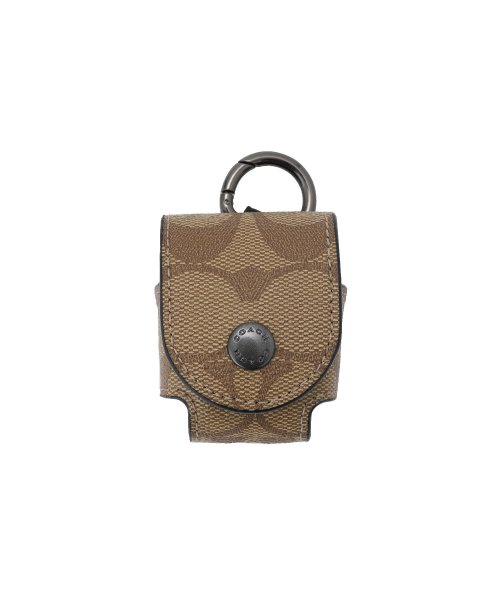 【Coach(コーチ)】Coach コーチ Airpods Case Bag Charm Canvas f85025qbtan