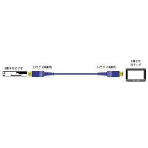 ビクター SビデオコードSプラグ-Sプラグ 1m VCS110G