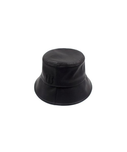 VERUTUM/ヴェルタム/HAT All Black Leather Bucket