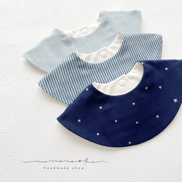 [  3 set series  ]     Blue & Navy ： marumaru sutai