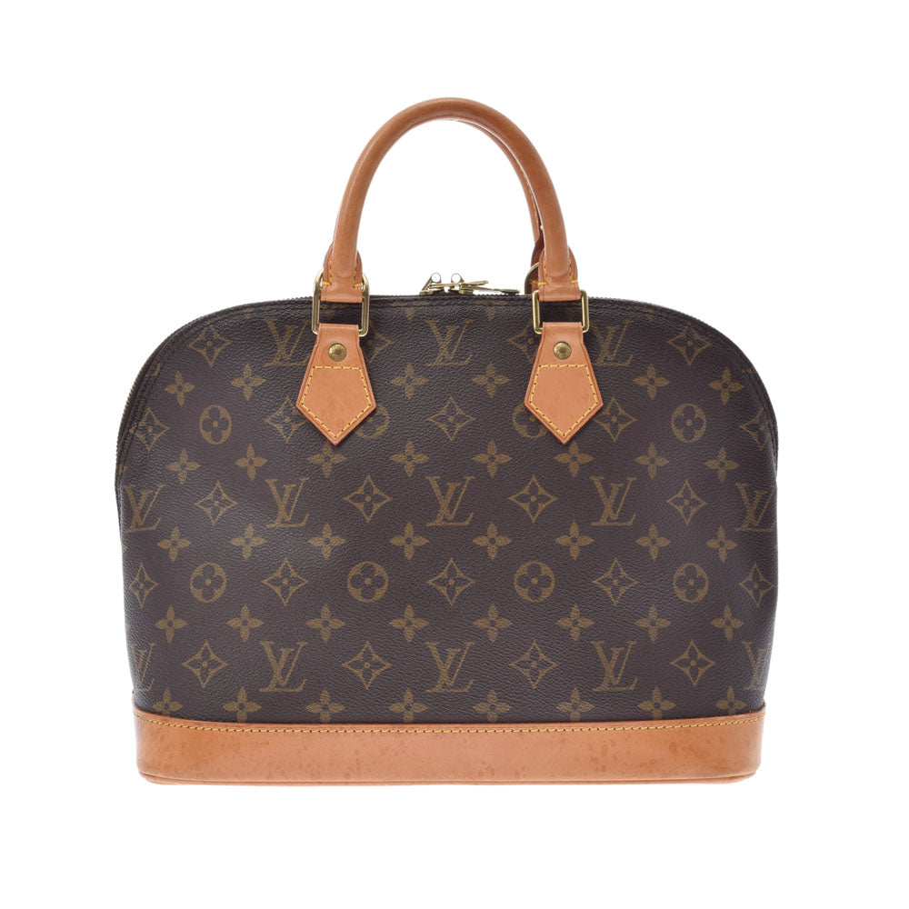 LOUIS VUITTON ルイヴィトン モノグラム アルマ  ブラウン M53151 レディース モノグラムキャンバス ハンドバッグ Bランク 中古 