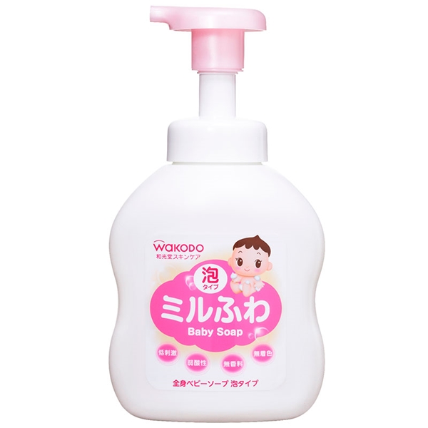 ミルふわ 全身ベビーソープ 泡タイプ 本体 450ml