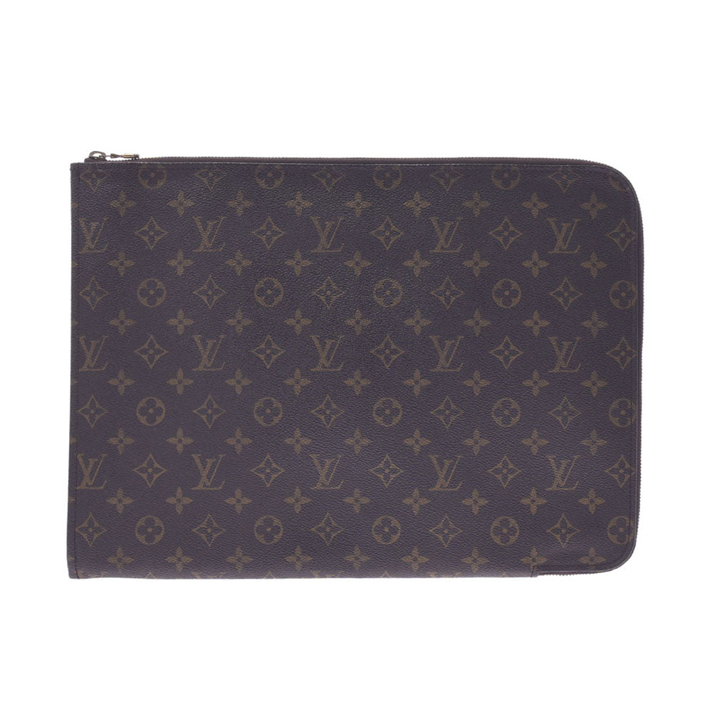 LOUIS VUITTON ルイヴィトン モノグラム ポッシュドキュマン 書類ケース ブラウン M53456 ユニセックス モノグラムキャンバス クラッチバッグ Bランク 中古 