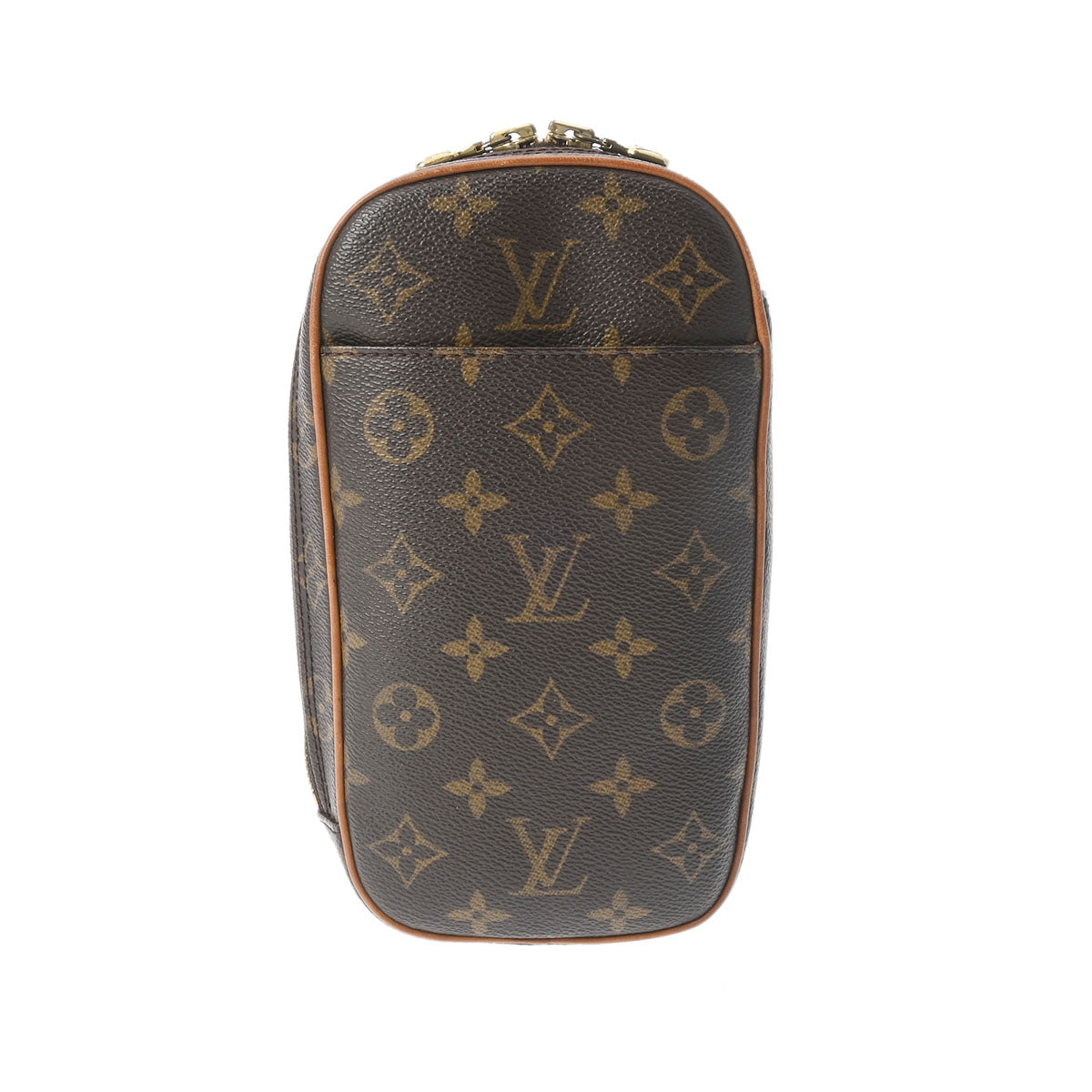 LOUIS VUITTON ルイヴィトン モノグラム ポシェットガンジュ ブラウン M51870 レディース モノグラムキャンバス ボディバッグ Bランク 中古 