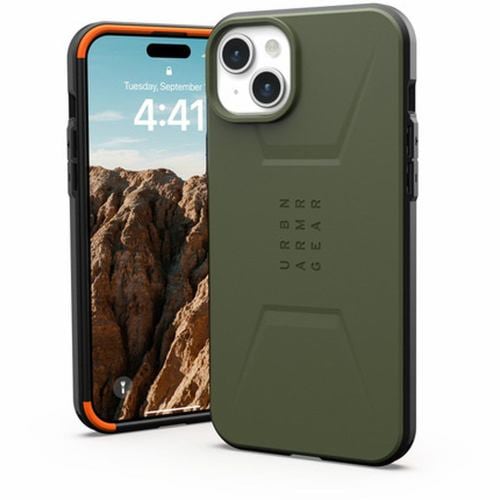 プリンストン UAG社製 iPhone 15 Plus用ケース MAGSAFE対応 CIVILIAN(オリーブ) UAG-RIPH23LB-CMS-OL