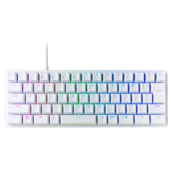 RAZER ゲーミングキーボード Huntsman Mini JP Mercury White - Clicky Optical Switch RZ03-03390900-R3J1