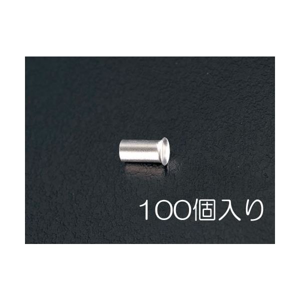 エスコ [小] リングスリーブ(100個) EA538MD-1A 1セット(1000個:100個×10パック)（直送品）