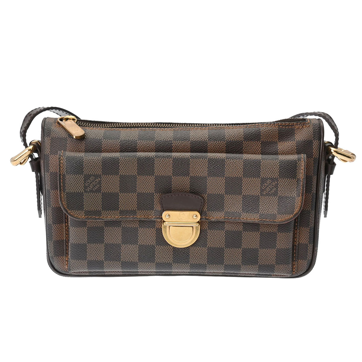 LOUIS VUITTON ルイヴィトン ラヴェッロ GM ブラウン N60006 レディース ダミエキャンバス ショルダーバッグ Bランク 中古 