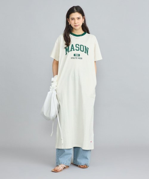 【WEB限定】MASON（メイソン）別注リンガーロゴワンピース