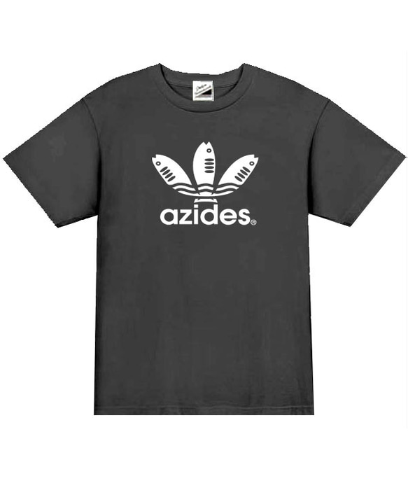 ［azides/ノーマル半袖］5ozアジデスTシャツ パロディ おもしろ 面白い プレゼント