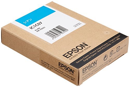 EPSON IC1C07 インクカートリッジ シアン(PM-7000C用)【中古品】