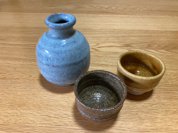 【登り窯作品】徳利とぐい呑み2個セット