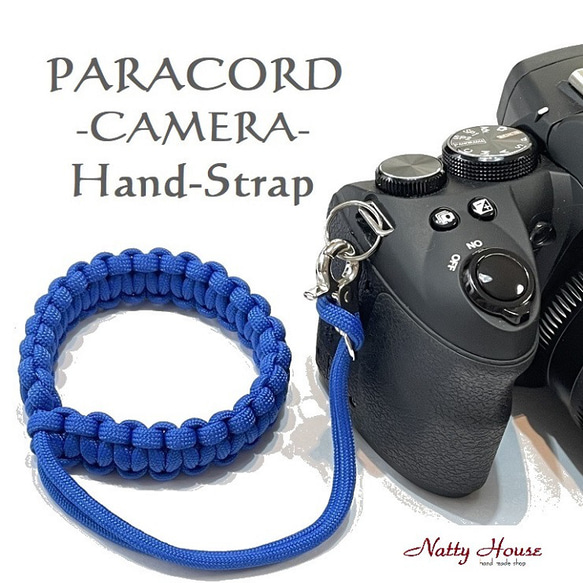 ハンドストラップ カメラ PARACORD パラコード パラシュート アウトドア ロープ キャンプ 防災 手編み 送料無