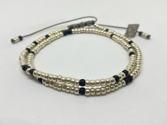 【BG】Grass beads 2wrap bracelet〈BG22B0002〉