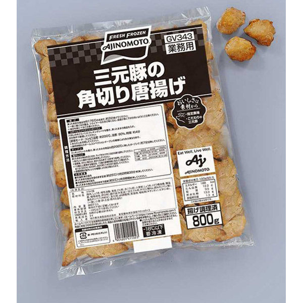 味の素冷凍食品 三元豚の角切り唐揚げ 4901001411023 12個（直送品）