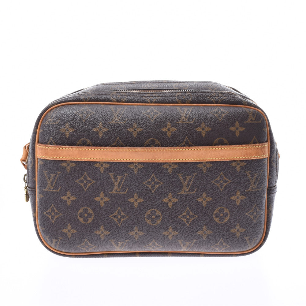 LOUIS VUITTON ルイヴィトン モノグラム リポーターPM ブラウン M45254 ユニセックス モノグラムキャンバス ショルダーバッグ Bランク 中古 