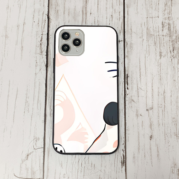 iphoneケース1-4-18 iphone 強化ガラス ねこ・猫・ネコ 箱1 かわいい アイフォン iface