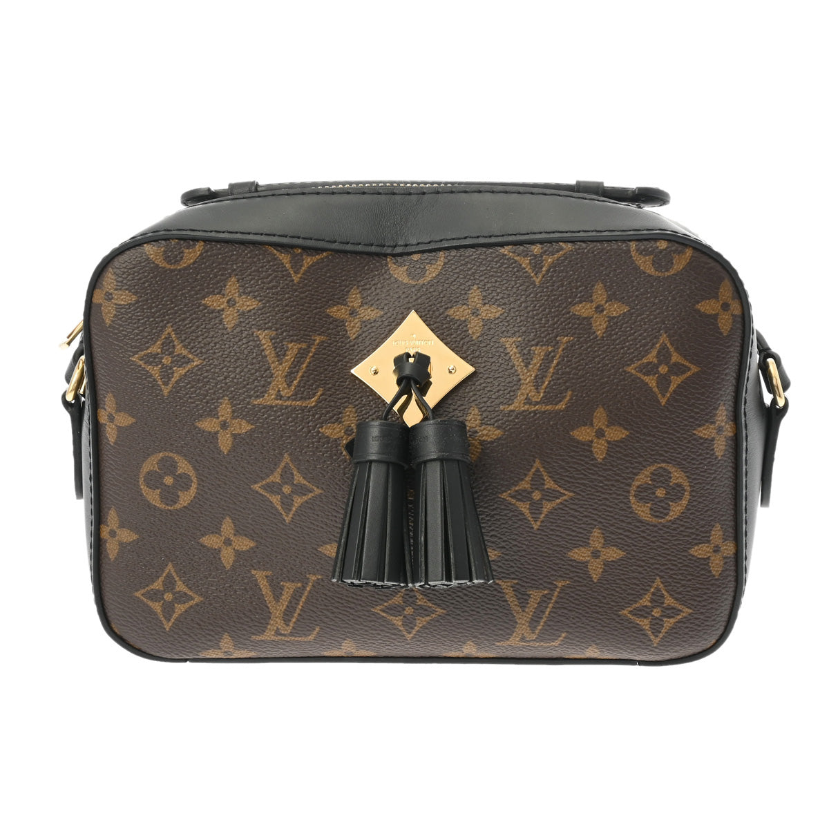 LOUIS VUITTON ルイヴィトン モノグラム サントンジュ ノワール M43555 レディース モノグラムキャンバス ショルダーバッグ Aランク 中古 