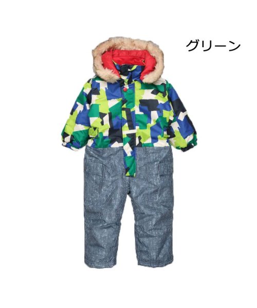 【子供服】 JollyJury (ジョリージュリー) 幾何学柄スノーコンビ・スノーウェア 80cm～130cm F50782