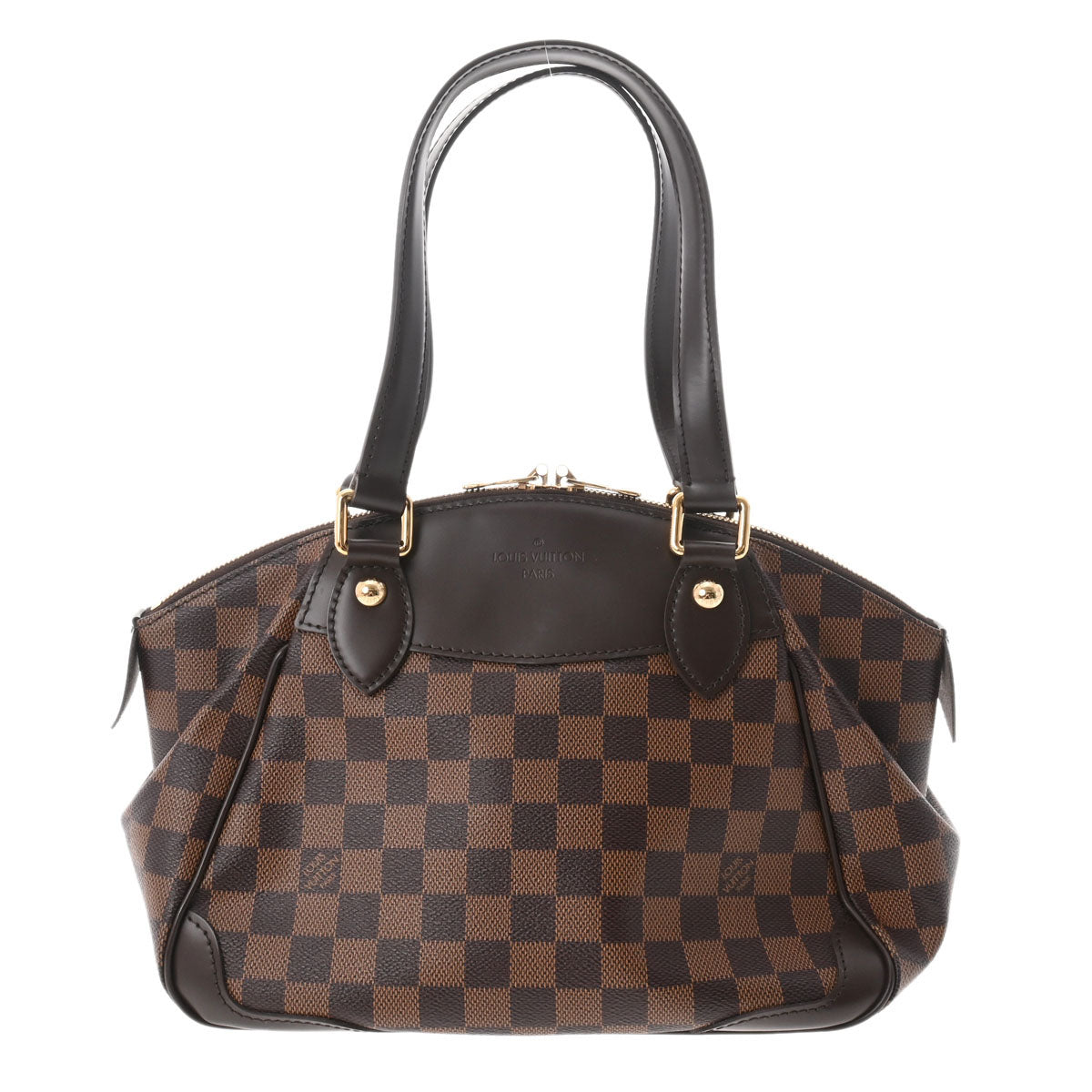 LOUIS VUITTON ルイヴィトン ダミエ ヴェローナ PM  ブラウン N41117 レディース ダミエキャンバス ハンドバッグ Aランク 中古 