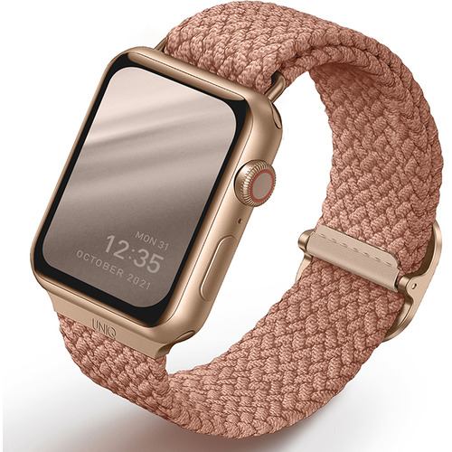 KENZAN UNIQ-40MM-ASPPNK Apple Watch 38／40／41MM用編み込みバンド ASPEN GRAPEFRUIT PINK UNIQ40MMASPPNK