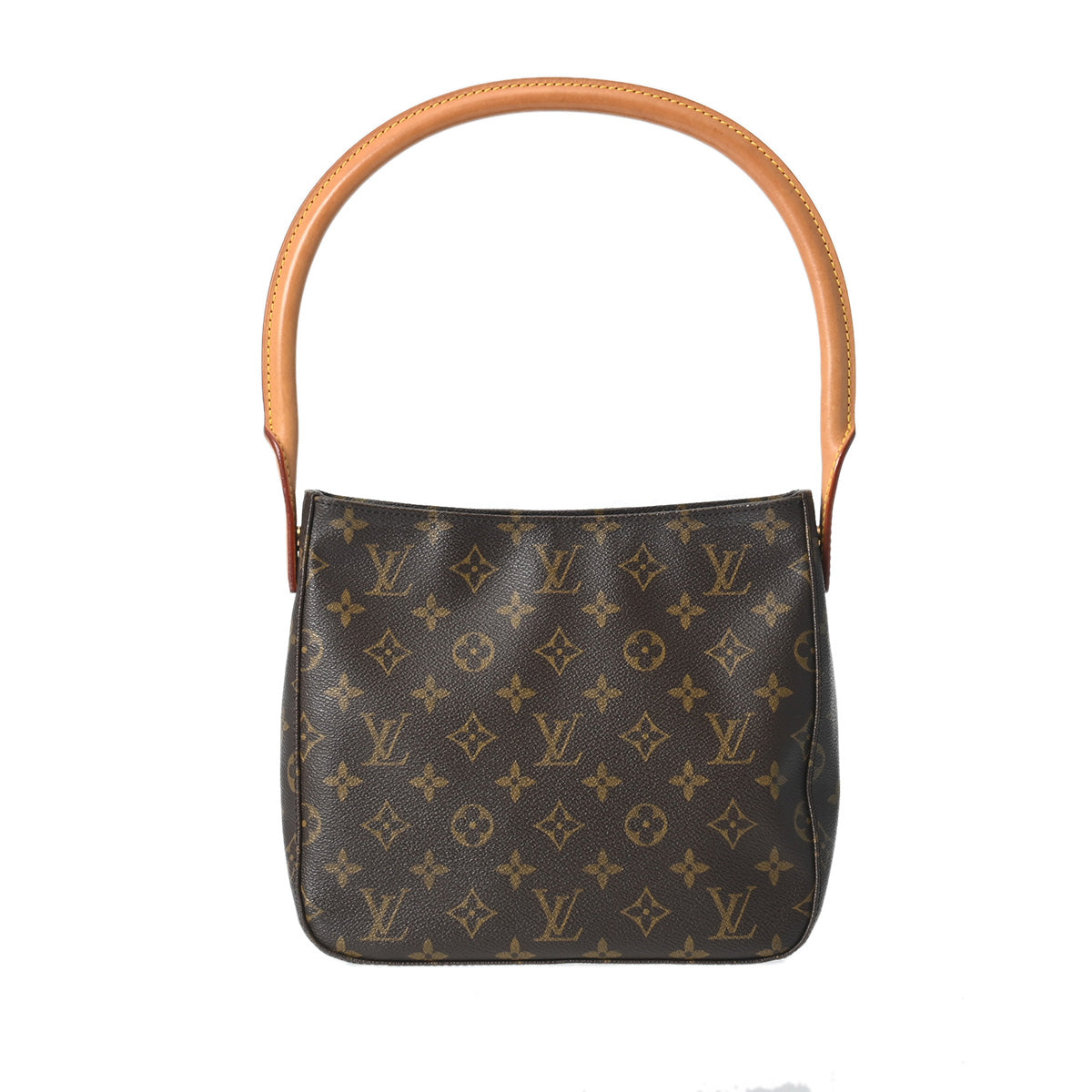 LOUIS VUITTON ルイヴィトン モノグラム ルーピング MM  ブラウン M51146 レディース モノグラムキャンバス セミショルダーバッグ Bランク 中古 