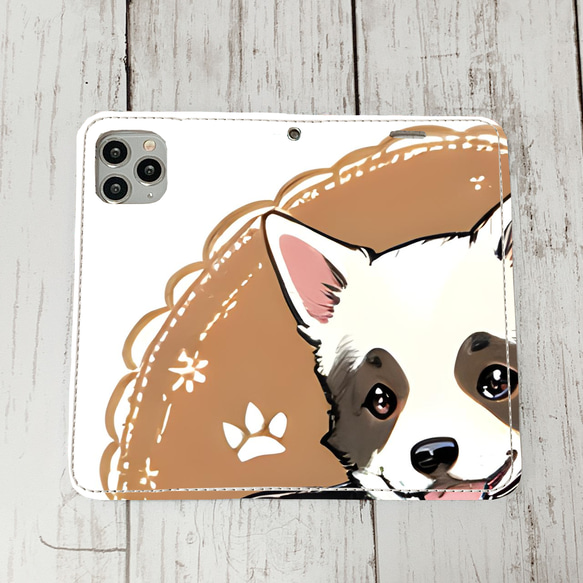 iphoneケース3-4-33 iphone 手帳 犬・イヌ・ワンちゃん 箱12 かわいい アイフォン iface