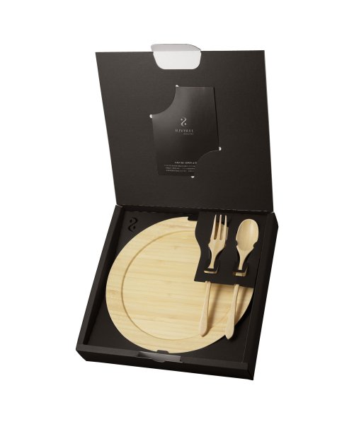 リヴェレット RIVERET プレート 皿 スプーン フォーク 3点セット ディナープレート L 丸 DINNER PLATE L RV－406SF