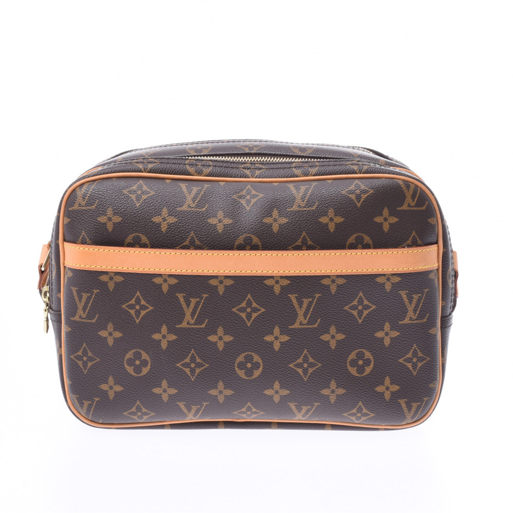 LOUIS VUITTON ルイヴィトン モノグラム リポーターPM ブラウン M45254 ユニセックス モノグラムキャンバス ショルダーバッグ Bランク 中古 