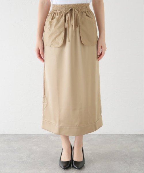 【EMIN＆PAUL/エミンアンドポール】DRAWSTRING SKIRT