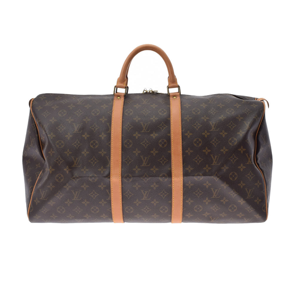 LOUIS VUITTON ルイヴィトン モノグラム キーポル55 ブラウン M41424 ユニセックス モノグラムキャンバス ボストンバッグ Bランク 中古 