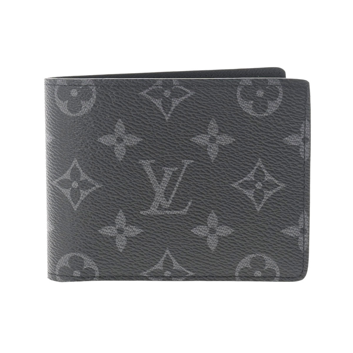 LOUIS VUITTON ルイヴィトン モノグラムエクリプス ポルトフォイユ ミュルティプル 黒/グレー M61695 メンズ モノグラムキャンバス 二つ折り財布 未使用 