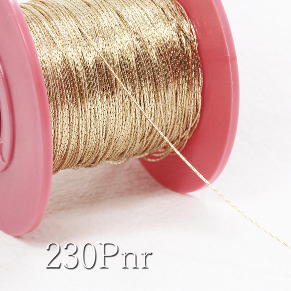 【1m】角丸スエッジチェーン0.7mm《230Pnr》（金色）