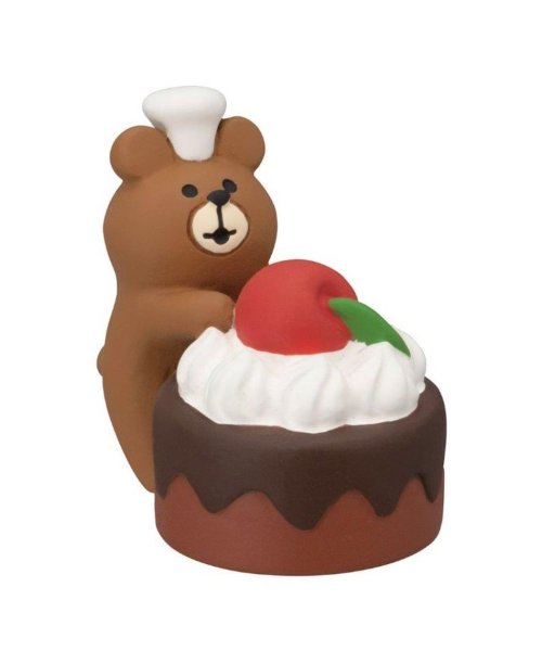 チョコレート工房 マスコット チョコケーキこぐま concombre デコレ インテリア かわいい プレゼント グッズ