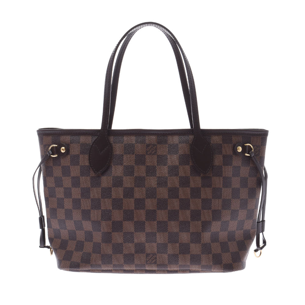 LOUIS VUITTON ルイヴィトン ダミエ ネヴァーフルPM ブラウン N41359 レディース ダミエキャンバス ハンドバッグ 新同 中古 