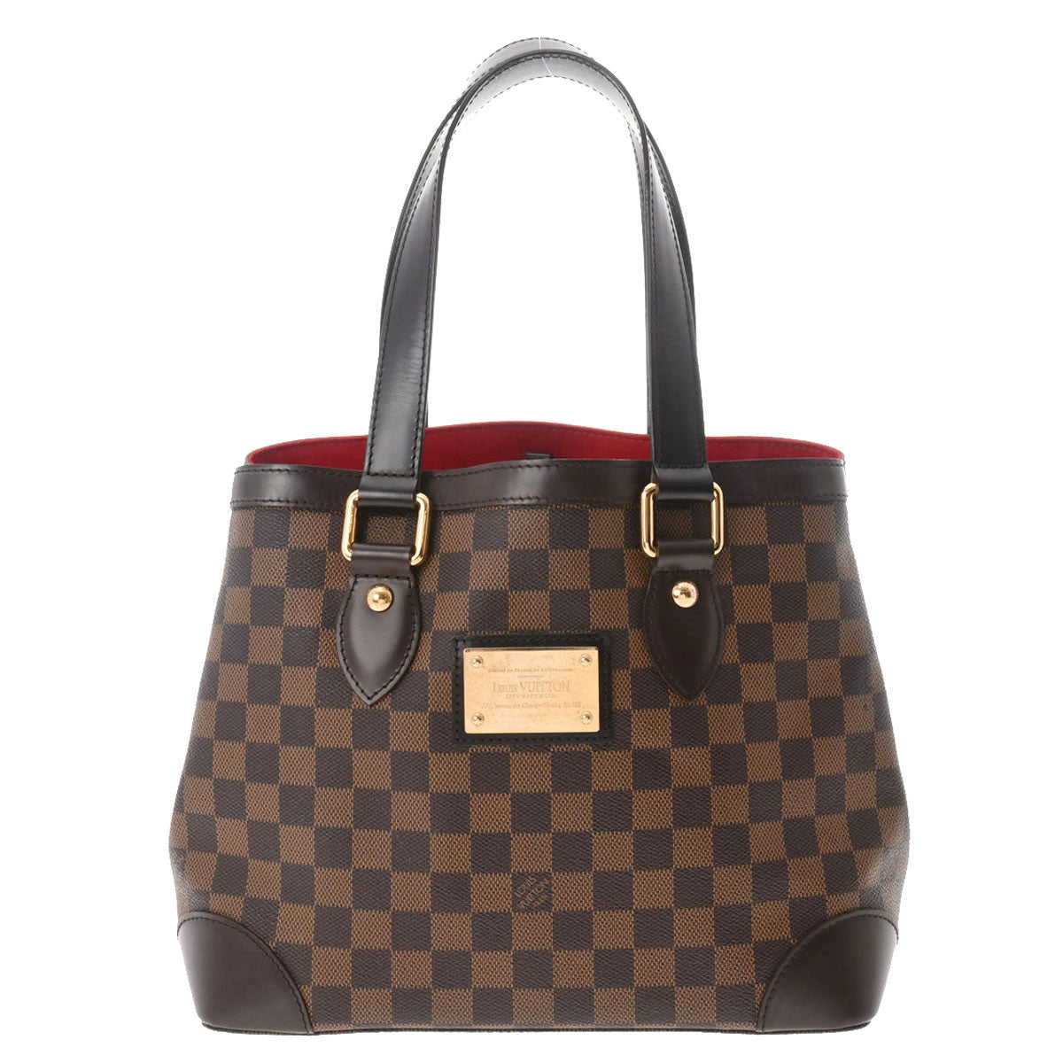 LOUIS VUITTON ルイヴィトン ダミエ ハムステッド PM ブラウン N51205 レディース ダミエキャンバス ハンドバッグ ABランク 中古 