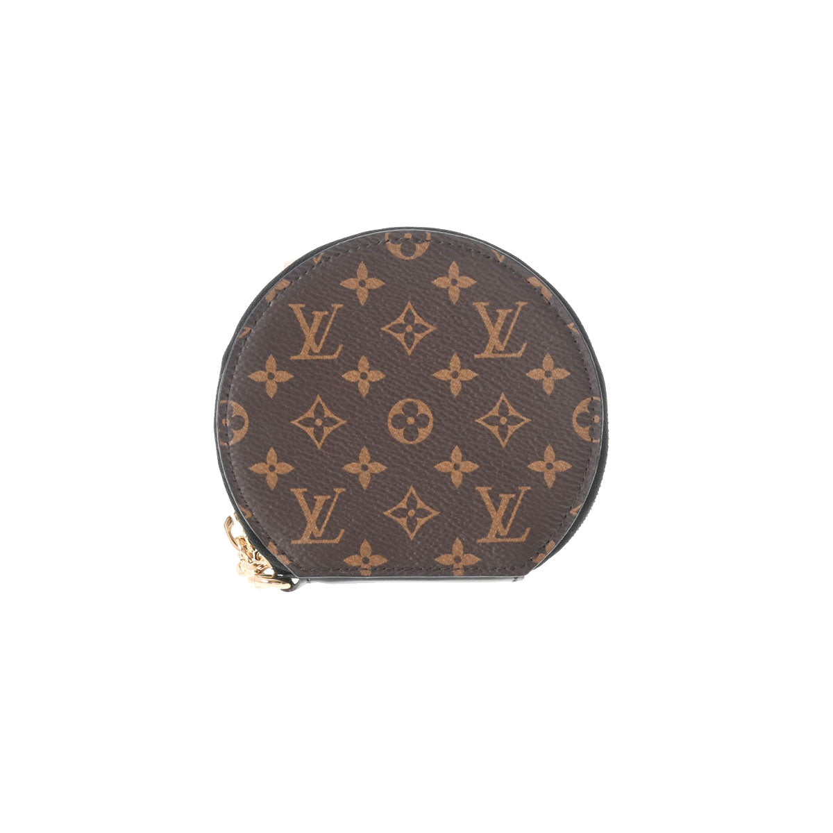 LOUIS VUITTON ルイヴィトン モノグラム マイクロ ポワットシャポー ブラウン M63597 レディース モノグラムキャンバス コインケース Aランク 中古 