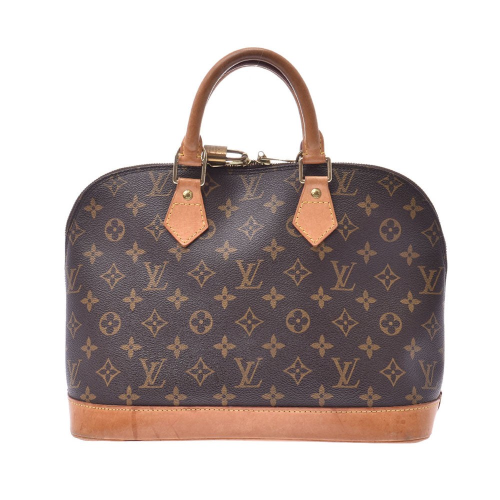 【2025カレンダーの人気アイテム】 LOUIS VUITTON ルイヴィトン モノグラム アルマ 旧型 ブラウン M53151 レディース モノグラムキャンバス ハンドバッグ Bランク 中古 