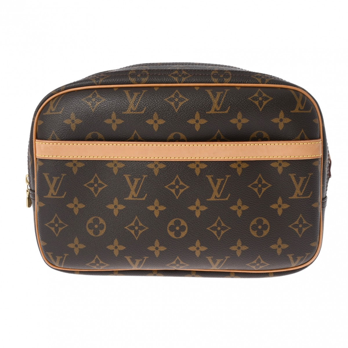 LOUIS VUITTON ルイヴィトン モノグラム リポーター PM ブラウン M45254 ユニセックス モノグラムキャンバス ショルダーバッグ ABランク 中古 