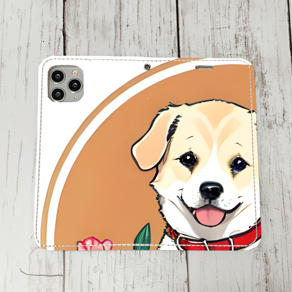 iphoneケース4-5-28 iphone 手帳 犬・イヌ・ワンちゃん 箱11 かわいい アイフォン iface