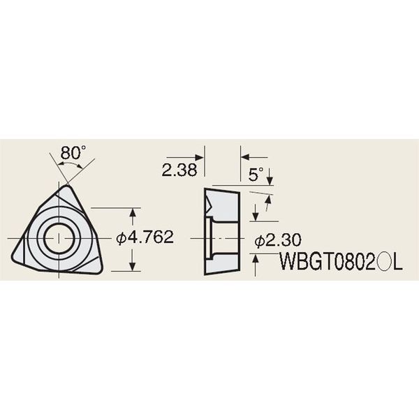 日研工作所 インサートチップ 4MP-F4-NB H1 1セット（10PC）（直送品）