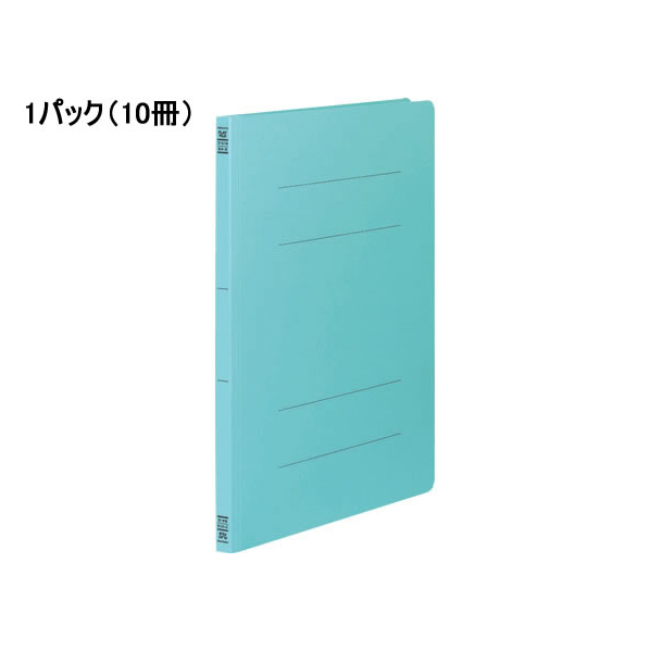 コクヨ フラットファイルV B4タテ とじ厚15mm 青 10冊 1パック(10冊) F835375-ﾌ-V14B