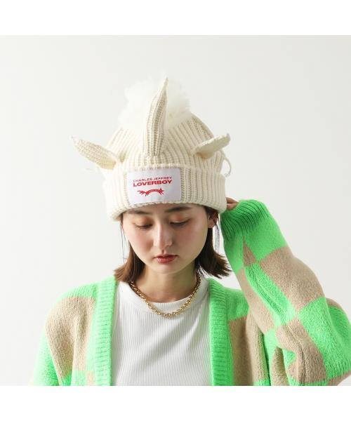 CHARLES JEFFREY LOVERBOY ニット帽 CHUNKY UNICORN BEANIE