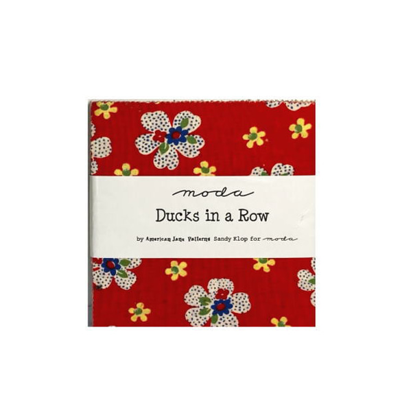 「Ducks in a Row」moda Charm Pack （カットクロス42枚） Jane