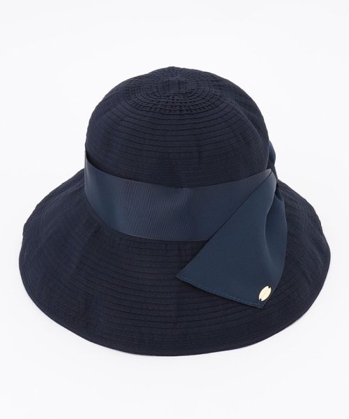 【UV90%カット・吸水速乾・抗菌防臭・洗える・サイズ調整可】GROSGRAIN RIBON HAT 帽子