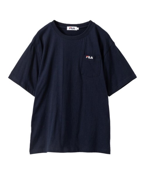 FILA フィラ ポケット付きワンポイントTシャツ FH7860－2023EC