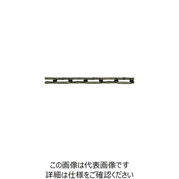 水本 チューブ保護アルミカラーチェーン ブラウン 3HALC-BN 9.1～10m 3HALC-BN-10C 158-7306（直送品）